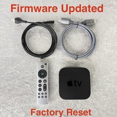 Apple TV 4K 32GB A1842 1st Gen Media Streamer Reset Updated Remote HDMI Tested