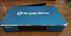 SuperBox S6 Max 6K Android TV Box Blue Dual Band WiFi 6 HDMI 64GB Dolby Digital
