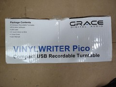 Grace Vinylwriter Pico Compact USB Recordable Turntable GDI-VW00 33/45/78 Record