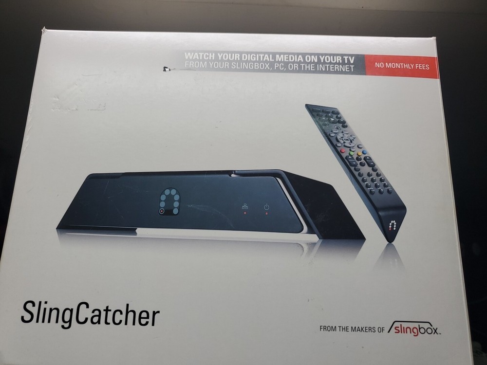 Sling Media SC100-XXX Catcher Digital HD Media Streamer W/ PSU, Remote, Manual