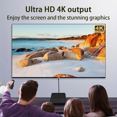 MX Pro 5G Smart 4K Ultra HD Media Player WiFi 6 Bt Remote Control 16GB USB Home