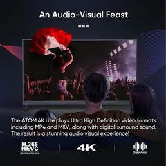 NEUMI ATOM 4K Media Player – 4TB USB, SD Card, H.265, Auto Resume