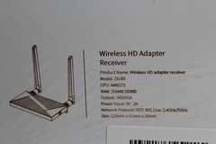 Wireless HD Adapter Transmitter & Receiver with Wireless HDMI Converter Dongle