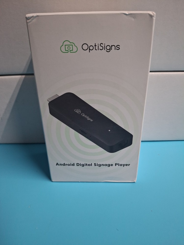 OptiSigns OptiStick Digital Signage Player – Android-Based 4K UHD HDMI Stick