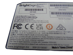 Brightsign HD5 Digital Media Player Model HD1025 – Free shipping