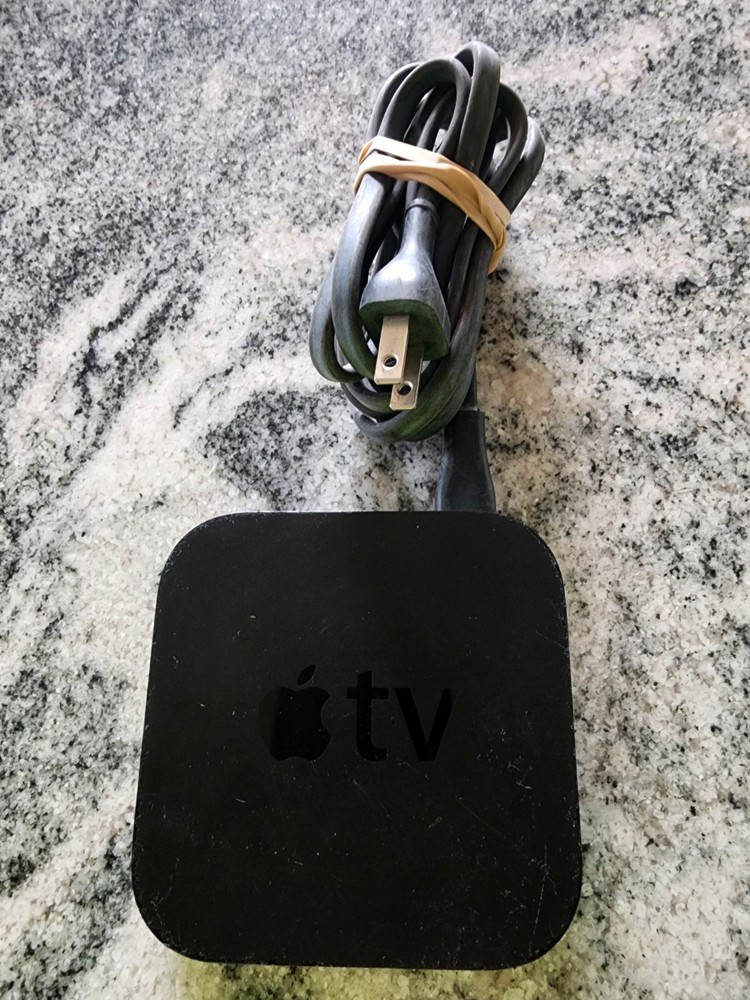 Apple TV 3rd Generation WiFi Media Streamer Black A1469 – No Remote