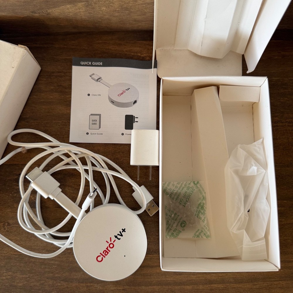 UNTESTED Claro TV+ 4K Streaming Device Google Assistant HDMI With Box