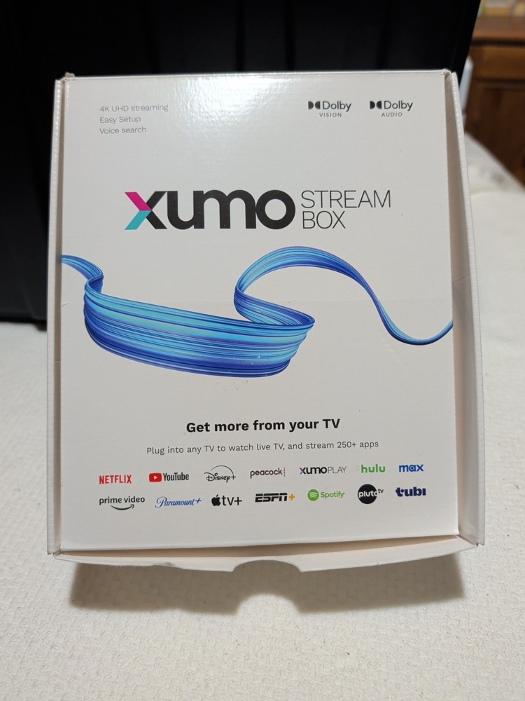 Xumo 4K Streaming BOX & Voice Remote Open Box Never Used