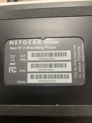 NetGear NTV300 HD Media Streaming Player  And Charger