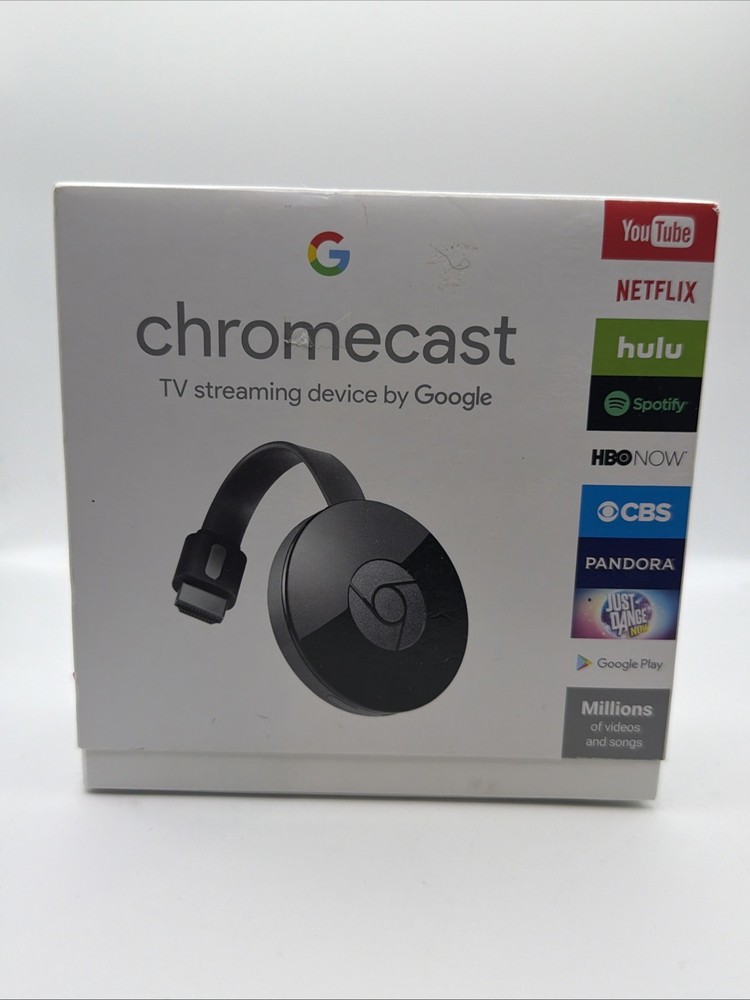 Google Chromecast 2nd Generation TV Digital Media Streaming Device & Box