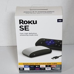 Roku SE HD Streaming Media Player 3930SE Remote Control HDMI Cable Brand New