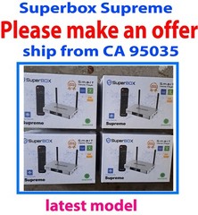 SuperBox Supreme 2025 – 8K UHD, 4GB RAM, 128GB, WiFi 6, Ethernet, Voice Control