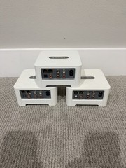 Sonos Connect Wireless Media Streamer Lot of 3 White Wi-Fi Ethernet Optical RCA