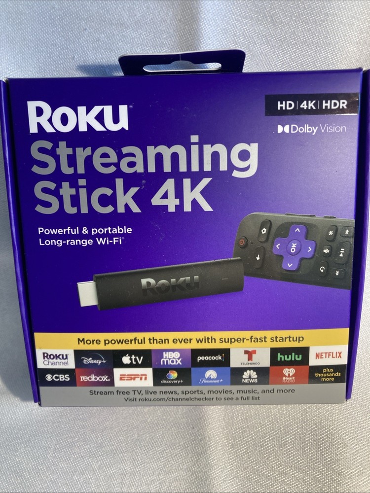Roku Streaming Stick 4K HDR 3820MX Media Streamer Voice Remote MEXICAN/ENGLISH