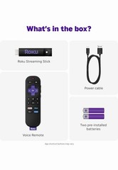 Roku 3840R Streaming Stick HD Media Player with Voice Remote – 2025 Model