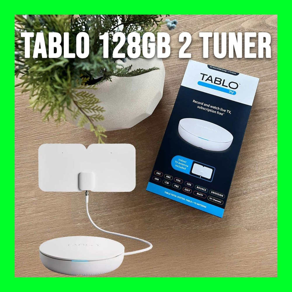 Table 4th Gen 2-Tuner 128GB DVR w/ Antenna — New Factory Sealed — Must Read Desc