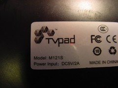 TVPAD M121S MEDIA STREAMER – NO REMOTE OR CORDS