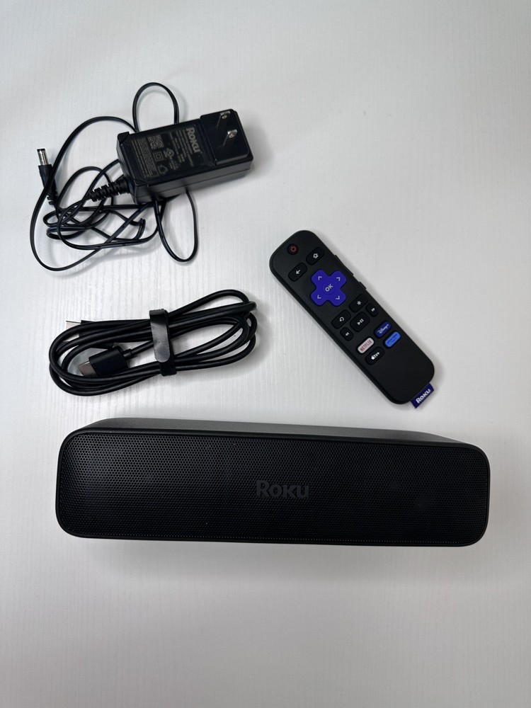 Roku Streambar SE 4K HDR Streaming Media Player & Compact Soundbar Black 9104X