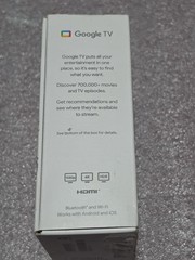 Google Chromecast TV 4K Streaming Device GA01919-US