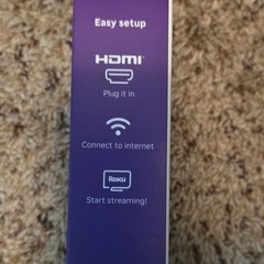 Roku Streaming Stick HD HDMI/Wi‑Fi Dongle w/ Voice Remote, Batteries & Cable