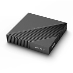 YOKA TV IPX1 4K Ultra HD Media Streamer Box HDMI USB Black