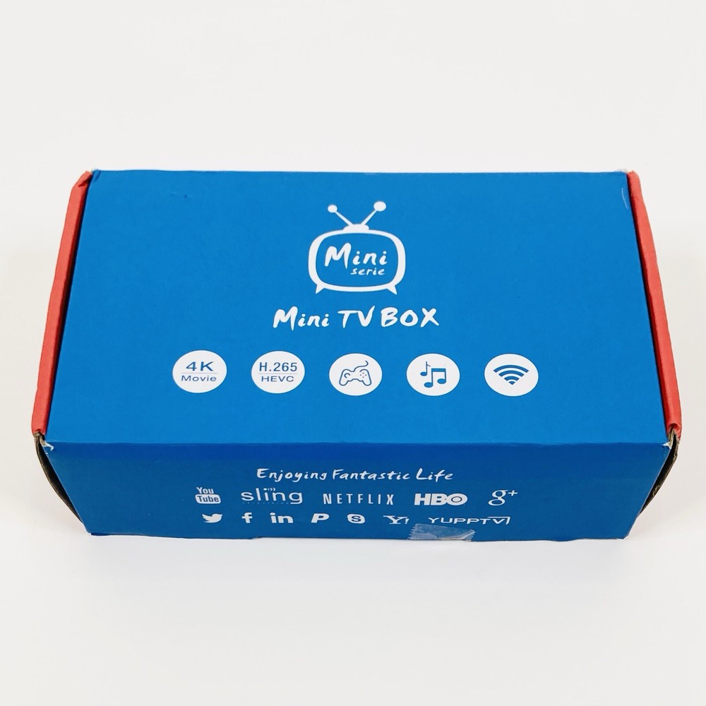 Mini M8S Pro Smart Mini TV Box With Remote Brand New 4K /HDR10 /HEVC /GPU /CPU