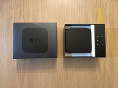 Apple TV HD (4th Gen) Model A1625 + OEM Black Siri Remote & Power Cord – Reset