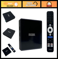 Android TV Box 14.0, Amlogic S905X5M, 2GB RAM, 32GB ROM, WiFi 6, 4K HDR, Bluetoo