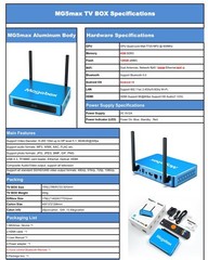 New 2026 Magabox MG5 MAX Media Player 8K UHD 4GB RAM 128G WiFi 6 Voice Remote