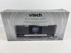 VTech IS9181 Internet Radio Speaker Alarm Clock Wireless LAN TESTED + REMOTE