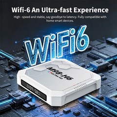 M98-H6 Android 14 TV Box 4K Ultra HD WiFi6 BT 5.4 4+32 GB Streaming Media Player