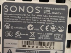 Sonos Connect Gen 2 Wireless Audio Streamer – S1 & S2 – READ DESCRIPTION