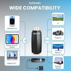 2026-iShare Wireless HDMI Display Adapter, Streaming Device for iPhone iPad t…