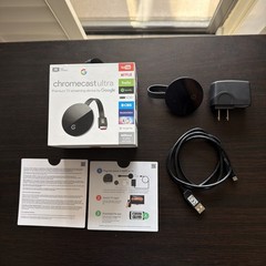 Google Chromecast Ultra 4K HDR HDMI Wi-Fi Media Streamer GA3A00403A14-USED