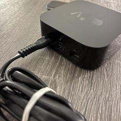 Apple TV 4th Gen HD Streaming Media Player A1625 Clean & Tested w/ Remote +Power