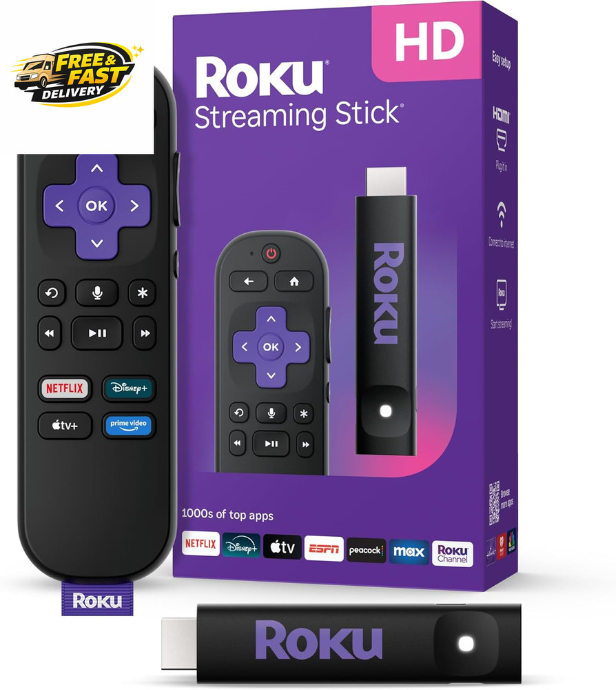 Streaming Stick HD 2025 — HD Streaming Device for TV with Voice
