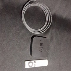 Apple TV Digital HD Media Streamer HDMI Optical Audio w/ Remote & Cable
