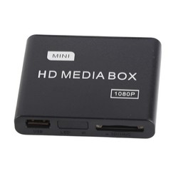 1080P Mini Box Media Player High Compatibility Support USB RMVB AVI For Home Ent