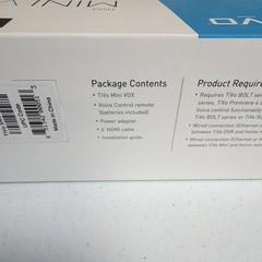 TiVo Mini VOX 4K HD Digital Media Streamer w/ Voice Remote HDMI Black