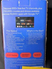 £onn 4K Plus Streaming Device, Google TV – WiFi 6 – 4K – Dolby Atmos (B1)