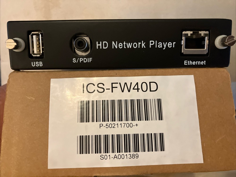 2x Sony ICS-FW40D High-Definition Network Media Player