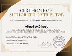 vSee Box V5 Pro 2025 Newest Version Streaming TV Box – Offical Authorized Seller
