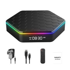 Smart Home Media Player 2.4G 5G Dual Band WiFi6 BT 5.0 4K Media Player TV B CZCD