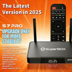 SuperBox S7 Pro Streaming Media Player 4GB+32GB 7-Day Time Shift Cord Cutter Box