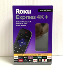 Roku Express 4K+ Streaming HD 4K HDR Voice Remote