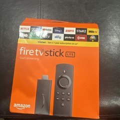 New Amazon Fire TV Stick Lite HD TV Remote Alexa Voice Control Open Box