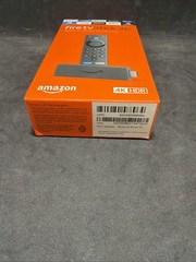 Amazon Fire 4K HDR Streaming Media Player – Black