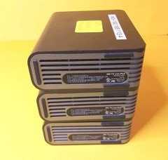 LOT OF 3 DEFECTIVE WESTERN DIGITAL WD TV LIVE PLUS HD MEDIA PLAYER WDBABX0000NBK