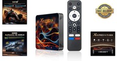 Advanced 2026 Android TV Box – 4K/8K Video, 2GB RAM, Dual-Band Wi-Fi & Bluetooth