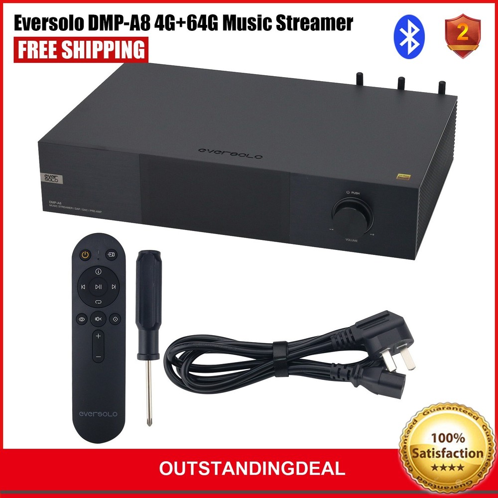 Eversolo DMP-A8 4G+64G Music Streamer DAC QCC5125 Bluetooth 5.0 Receiver ot25